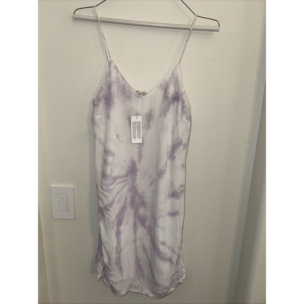 American Eagle Summer Dream Smocked Tank Dress Size Small Purple Tie Dye New